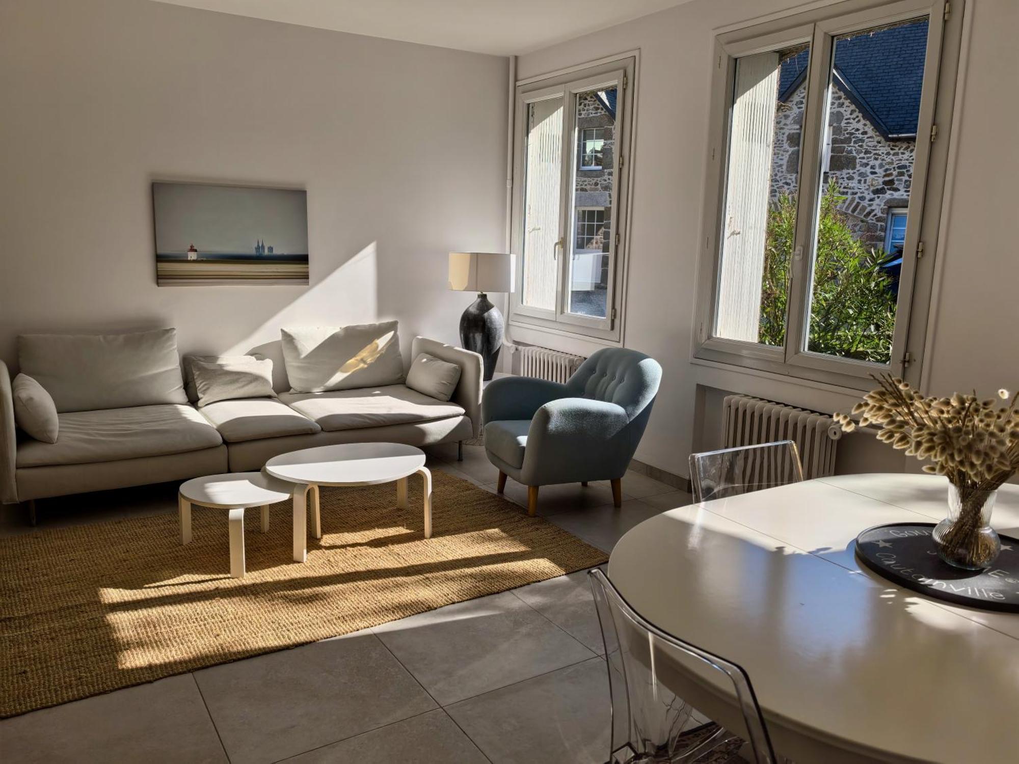 La Triolette, Maison Chaleureuse, Independante Et Refaite A Neuf Dans Le Vieux Coutainville, Tourisme Ou Teletravail آغون - كونتاينفيل المظهر الخارجي الصورة